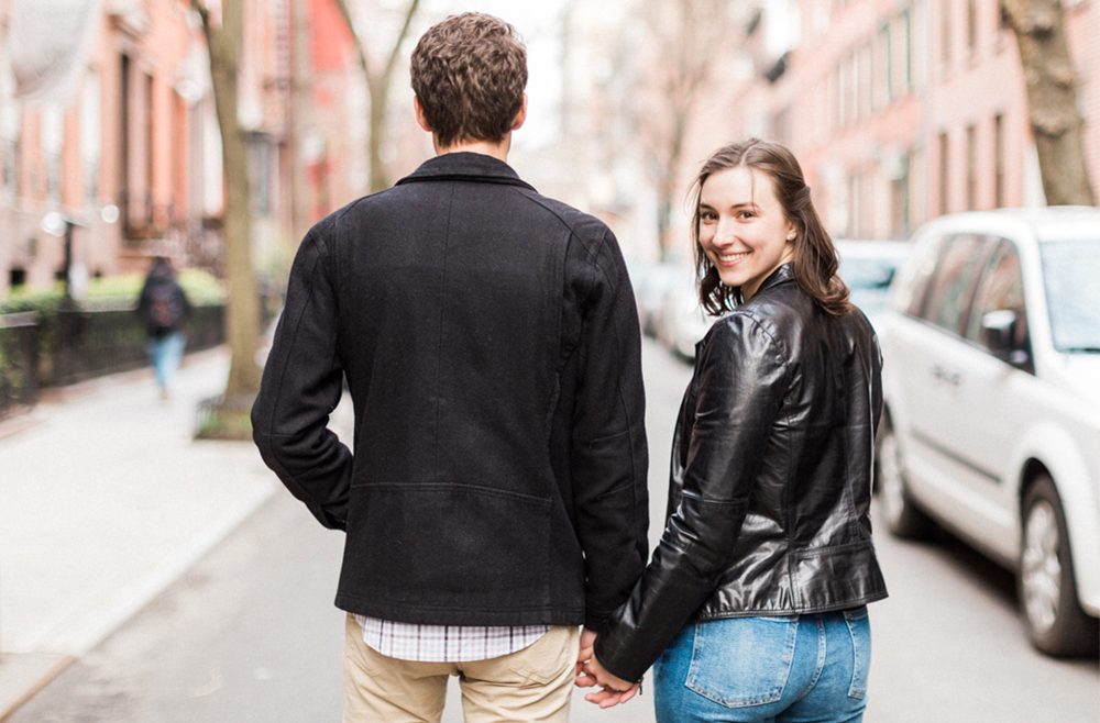 Séance Couple dans West Village à New York