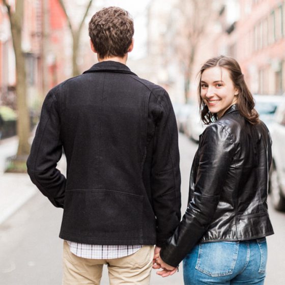 Séance Couple dans West Village à New York
